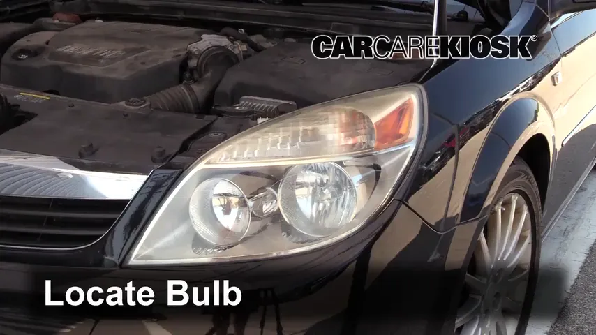 2009 Saturn Aura XR 3.6L V6 Luces Luz de carretera (reemplazar foco) 
